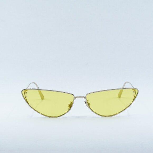 Dior MISSDIOR B1U B0H0 Sunglasses Gold Cat Eye Frame, Yellow Lenses - Picture 8 of 12